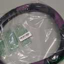 Leather Car Steering Wheel Cover, Non-Slip Car Wheel Cover Protector Breathable Microfiber Leather Universal Fit for Most Cars (Purple-2)