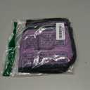 Wheelchair Side Bag, Armrest Storage Pouch with Cup Holder and Reflective Strip for Wheelchairs, Walkers or Rollators (Purple)