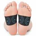 Compression Arch Support - 2 Pain Relief Foot Care Brace Sleeves for Plantar Fasciitis, Heel Spurs - Wide & Narrow Feet - Flat Feet & Fallen Arches, High Arch - One Size - 1 Pair Black - SPPORT Support & Confort