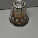 HUIMEIJU Tiffany style stained glass lampshadeCeiling Fan lightWall lampshadeReplacement lampshade.HMJ6037