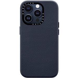 CASETiFY Pebbled Case for iPhone 15 Pro [Textured / 4.9ft Drop Protection/Compatible with Magsafe] - Navy Blue