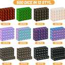 500 Pieces MTG Counter Bulk Keyword Counters Life Counter Tokens Dice Buff Tokens Compatible with Magic Card Game Accessories CCG Creature Stats