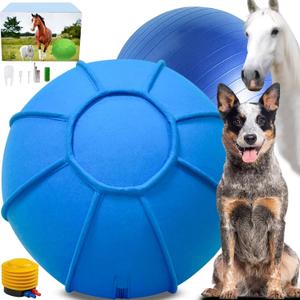 BabieDtOyG Herding Ball for Dogs, Dual Layered Herding Dog Ball Set for Australian Shepherd, Cattle, Collie, for Dog, Agility Equipment- Free Training Book