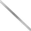 Pacific Arc Stainless Steel Ruler with 32nd and 64th Graduations, 24 Inches Rubber Backed