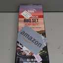 Kaluns Grilling Accessories, Dad Gifts for Christams Grilling Gifts, Heavy Duty Stainless Steel BBQ Grill Tools Set for Outdoor Grill with Aluminum Case and Apron, Dad Birthday Gifts for Men Husband