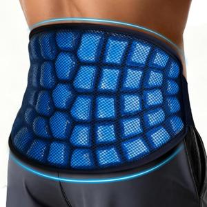 Hilph 2 Hours Long Lasting Ice Pack for Back - Extra Large Ice Pack Wrap with Ice Grid Design for Lower Back, Reusable Cold Compress for Waist, Lower Lumbar, Sciatica, Tailbone, 15.2'' x 9.3''