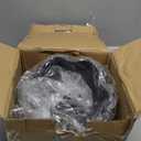 Large Cast Iron Smoker Roaster & Garlic Roster Baker, Smoker Box, Pre-Seasoned Cast Iron Garlic Roaster for Grill, Perfect for BBQ and Oven, for Smoky, Flavorful Vegetables, Meats Wood Chips (LG-Black)