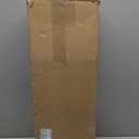 Large Farmhouse Wooden Decorative Lantern Set of 2, Rustic Distressed Brown Burnt Wood Floor Candle Lanterns, Indoor/Outdoor Hanging Lanterns for Home Decor (No Glass)