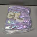 Hiroyuki Iridescent Makeup Bag, 14 inches Cosmetic Bag, Large Capacity Travel Pouch (Face, purple)