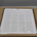 16 x 16 Inch Return Air Vent Cover for Wall Ceiling,Steel AC Return Air Filter Grille Fits Duct Opening 16 x 16 HVAC Vent Cover Grill, Holds 1" Air Filter