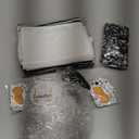 Lyrow 160 Pcs Cheerleader Gifts Bulk for Team Cheer Scrunchies Hair Ties Makeup Bag Cheer Mirror Bracelet Keychain Sticker for Christmas Cheerleader Gift Back to School(Gold)