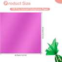 PEASUG 120 PCS Cellophane Sheets, Cello Sheets, Cellophane Paper Sheets, Colored Cellophane Wrap, Transparent Plastic Sheets for DIY Crafts Project, Art, Lights, Window Decoration12x12 Inches (Colorful)