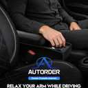 Autorder Car Armrest Box for Mitsubishi Mirage 2014-2024 Accessories Double-Layer Storage Space with Cup Holder&Phone Holder Center Console Storage Box
