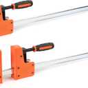 JORGENSEN 24-inch Bar Clamps, 90Cabinet Master Parallel Jaw Bar Clamp Set, 2-pack