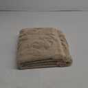 DEXI Bathroom Rug 24x43, Non Slip Washable Bath Mat for Shower Floor, Absorbent Soft Bathmat with Rubber Backing, Plush Fluffy Microfiber Floral Retro Carpet, Beige