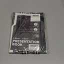 Dunwell Small Presentation Book 5.5x8.5 (2-Pack, Black), 24 Pockets Display 48 Half Size Pages, Plastic Binders with Sleeves, 5.5 x 8.5 Mini Booklets, Acid-Free Poly