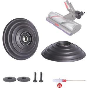 Ball Wheel for 100W High Torque Cleaner Head Compatible with Dyson V10 V11 V15 No. 970100-05 Vacuum Cleaner, V-Ball Wheel Replacement Parts, Ball Wheels with Screwdriver Set, Upgraded Matte Finished