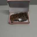 FLUFYMOOZ 9PCS Clip in Hair Extensions 22 Inch Curly Hair Extension Long Soft Synthetic Hairpieces for Women, Dark Brown to Caramel Brown