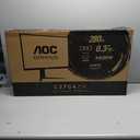 AOC C27G4ZH 27" Curved Frameless Ultra-Fast Gaming Monitor, FHD 1080p, 0.3ms HDMI 240Hz/DP 280Hz, 1500R, AMD FreeSync, HDR, Height Adjustable, 3-Year Zero Dead Pixel