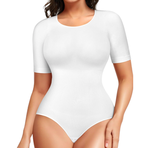 BRABIC Womens Bodysuit Shapewear for Tummy Control Seamless Sleeveless Tank Tops Body Shaper M