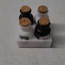 Halloween Decorations for Home - Set of 4 Apothecary Potion Bottles with stickers - Scary Witch Poison Ghosts Black Cat Farmhouse Tiered Tray Decor For Home Table Party Supplies