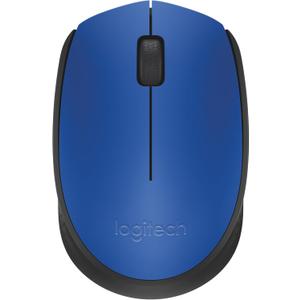 Logitech M170 Wireless Mouse for PC, Mac, Laptop, 2.4 GHz with USB Mini Receiver, Optical Tracking, 12-Months Battery Life, Ambidextrous - Blue (Pack of 1)