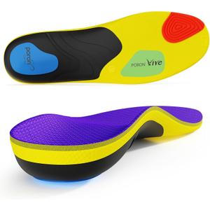 2026 Heavy Duty Support Pain Relief Orthotics - 250+ lbs Plantar Fasciitis High Arch Support Insoles for Men Women, Flat Feet Orthotic Insert, Work Boot Shoe Insole, Absorb Shock with Every Step