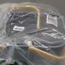 Cheardia 2 Pack Picnic Baskets, Metal Mesh Harvest Basket with Foldable Wooden Handle, Rectangle Garden Storage Basket Bin for Vegetable Fruit Garden Kitchen Cabinet Picking Gathering, Blue