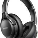 BERIBES Bluetooth Headphones Over Ear, 65H Playtime and 6 EQ Music Modes Wireless Headphones with Microphone, HiFi Stereo Foldable Lightweight Headsets (Black)