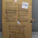 3 in 1 Baby Bassinet Bedside Sleeper, Height Adjustable Bedside Bassinet for Newborn and Infant with Mattress, Storage Basket, and Wheels (Grey)