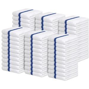 Avalon Towels Terry Bar Mop Towels (Value Pack of 60) Size 16"x19" Absorbent and Durable, Multipurpose Cleaning Rags, Cotton Cleaning Cloths, Terry Cloth Rags, Reusable Shop Rag