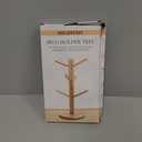 MyLifeUNIT Mug Holder Tree, Coffee Cup Holder with 6 Hooks (Yellow)