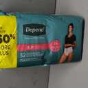 Depend Fresh Protection Adult Diapers, Incontinence & Postpartum Bladder Leak Underwear for Women, Disposable, Maximum, Small, Blush, 32 Count, Packaging May Vary