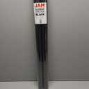 JAM Paper Gift Wrap - Glossy Wrapping Paper - 50 Sq Ft Total (30 in x 10 Ft Each) - Black - 2 Rolls/Pack