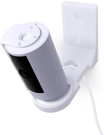 Screwless Wall Mount for Ring Indoor Cam (GEN 2), Easy to Install, No Mess, Strong Adhesive Holder with Screw In Option