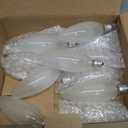 20 Pack Candelabra Light Bulbs 40 Watt 120V B10 Candle Bulbs Replacement E12 Standard Base Clear Dimmable Decorative Light Bulbs for Chandeliers Ceiling Fan Fireplace