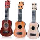 3 Pcs Toy Ukulele Guitar for Kids Mini Ukulele Kids Toy Classical Musical Instrument Guitar Baby Cute Developmental Educational