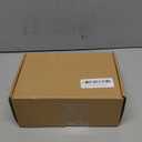 coolnews Crystal Glass Door Knobs Interior, Heavy Duty Square Passage Door Knob for Hall/Closet, Polished Chrome Finish