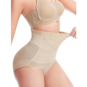 Dulchany Tummy Control Shapewear Panties for Women Body Shaper Seamless Underwear Panty Girdle, M