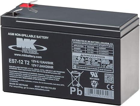 ES7-12 T2 Maintenance-Free Rechargeable Sealed Lead-Acid Battery