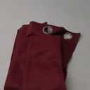 BGment Blackout Curtains for Bedroom - Grommet Thermal Insulated Room Darkening Curtains for Living Room, Set of 2 Panels (38 x 54 Inch, Burgundy)