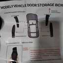 2025 Tesla Door Side Storage Box Model 3 Highland 2024 2025 Door Pocket Liners Model 3 Accessories Front Rear Door Insert Tray Organizer, TPE Tray Door Protector 4PCS Door Protector