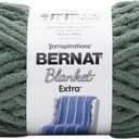 Bernat Yarn Blanket Extra GRN, Smoky Green
