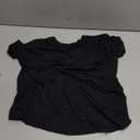 CRZ YOGA Short Sleeve Yoga Tops for Women Soft Loose Casual Flowy Shirts Crew Neck Workout Basic T-Shirt (Small, Black)