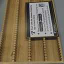 MinBoo Bamboo Coffee Pod Storage Holder Drawer Insert for Counter Compatible Nespresso Vertuo Vertuoline Capsules for Kitchen, Home, Office, Coffee Station