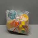 130Pcs Kitchen Playset, Toddler Pretend Cooking Play Pots, Pans, Utensils Cookware, Daily Food Fruit Veges, Shopping Storage Basket, Dessert, Prop Money, Learning Gift for Child