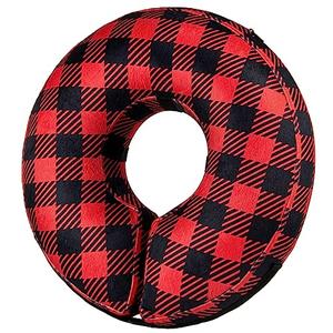 BENCMATE Inflatable Dog Cone Collar Alternative, Soft Dog Cone for Small Medium Large Dogs and Cats, Neck Recovery ECollar Donut Collar After Surgery (Medium, Plaid)