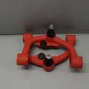 1-3" Lift Front Upper Control Arms for Nissan Xterra 2005-2015, Nissan Frontier 2005-2021, Pathfinder 2004-2018, PU Bushing, 2 Replacement Ball Joints, Wrinkle Red