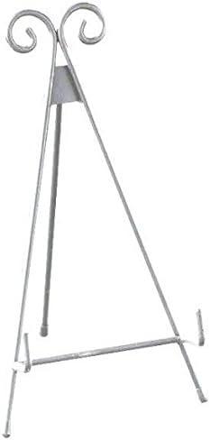 TRIPAR Decorative Metal Picture Easel 13" - Tabletop Easel Sleek & Modern Look - Perfect for Books, Plates, Photos & More
