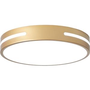 LED Light Fixture Ceiling Mount Gold, Drum Flush Mount Ceiling Light Interior Dimmable,10 inch Close to Ceiling Light Fixture 3CCT for Kitchen,Bedroom, Bathroom, Living Room